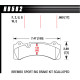 Brzdové desky HAWK performance Hawk Brzdové desky ER-1 HB582D.660 | race-shop.cz
