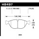 Brzdové desky HAWK performance Hawk Brzdové desky HPS 5.0 HB497B.776 | race-shop.cz