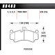 Brzdové desky HAWK performance Hawk Brake Pad DTC-70 (16 mm) HB483U.635 | race-shop.cz