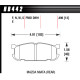 Brzdové desky HAWK performance Hawk Brake Pad HPS HB442F.496 | race-shop.cz
