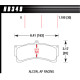 Brzdové desky HAWK performance Hawk Brzdové desky ER-1 HB349D.980 | race-shop.cz