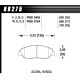Brzdové desky HAWK performance Hawk Brzdové desky ER-1 HB275D.620 | race-shop.cz