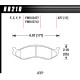 Brzdové desky HAWK performance Hawk Brake Pad Performance Ceramic HB210Z.677 | race-shop.cz