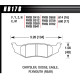 Brzdové desky HAWK performance Hawk Brake Pad HP Plus HB176N.614 | race-shop.cz