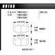 Brzdové desky HAWK performance Hawk Brake Pad HPS HB155F.580 | race-shop.cz