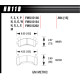 Brzdové desky HAWK performance Hawk Brake Pad DTC-60 (15 mm) HB119G.594 | race-shop.cz