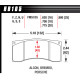 Brzdové desky HAWK performance Hawk Brzdové desky DTC-80 HB105Q.620 | race-shop.cz