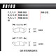 Brzdové desky HAWK performance Hawk Brake Pad Performance Ceramic HB103Z.590 | race-shop.cz