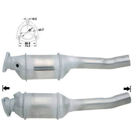 DPF a katalyzátory Magnaflow pro konkrétní model Magnaflow Katalyzátor na AUDI | race-shop.cz