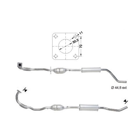 DPF a katalyzátory Magnaflow pro konkrétní model Magnaflow Katalyzátor na AUDI | race-shop.cz