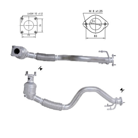DPF a katalyzátory Magnaflow pro konkrétní model Magnaflow Katalyzátor na AUDI VOLKSWAGEN | race-shop.cz