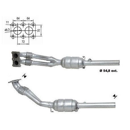 DPF a katalyzátory Magnaflow pro konkrétní model Magnaflow Katalyzátor na AUDI SEAT | race-shop.cz