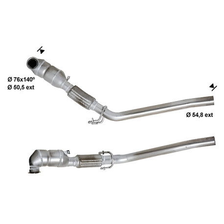 DPF a katalyzátory Magnaflow pro konkrétní model Magnaflow Katalyzátor na AUDI VOLKSWAGEN | race-shop.cz