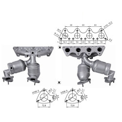 Magnaflow Katalyzátor na AUDI VOLKSWAGEN