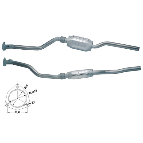 DPF a katalyzátory Magnaflow pro konkrétní model Magnaflow Katalyzátor na AUDI | race-shop.cz