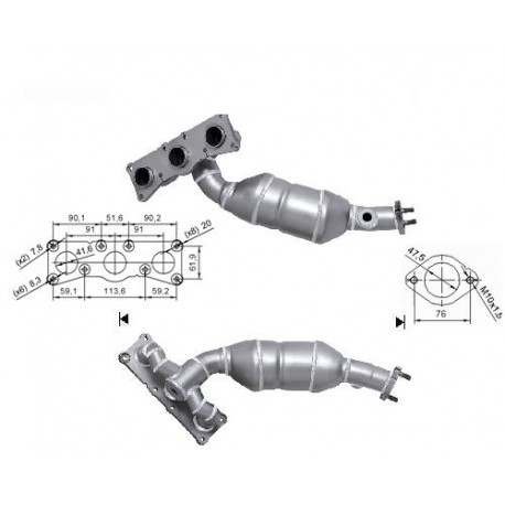 DPF a katalyzátory Magnaflow pro konkrétní model Magnaflow Katalyzátor na BMW | race-shop.cz