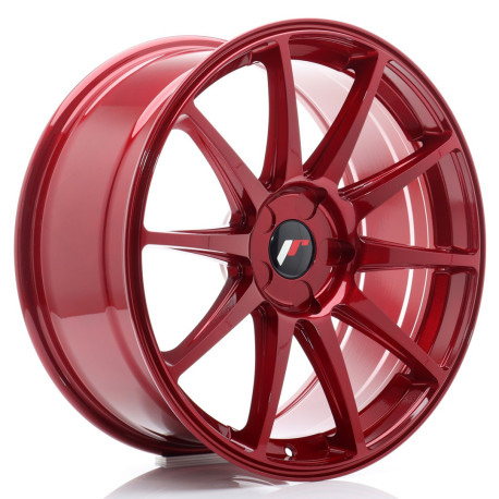 Hliníkové disky Japan Racing JR11 19x8,5 ET42 5x112 Platinum Red | race-shop.cz