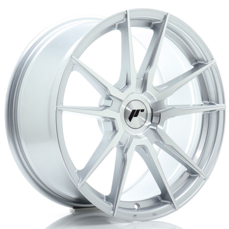 Hliníkové disky Japan Racing JR21 18x8 ET36 5x114,3 Silver Machined | race-shop.cz