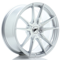 Japan Racing JR21 18x8 ET37 5x100 Silver Machined