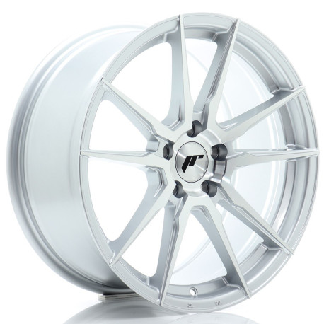 Hliníkové disky Japan Racing JR21 18x8 ET40 5x112 Silver Machined Face | race-shop.cz