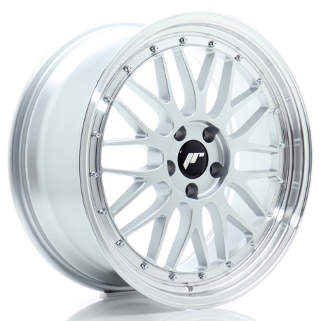 Hliníkové disky Japan Racing JR23 19x8,5 ET41 5x112 Hyper Silver w/ Machined Lip | race-shop.cz