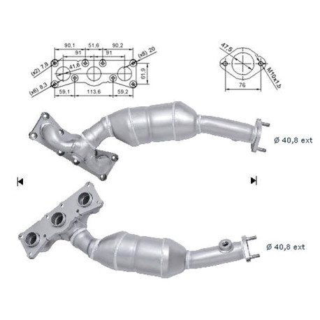 DPF a katalyzátory Magnaflow pro konkrétní model Magnaflow Katalyzátor na BMW | race-shop.cz
