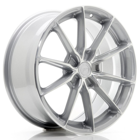 Hliníkové disky Japan Racing JR37 18x8 ET35 5x120 Silver Machined | race-shop.cz