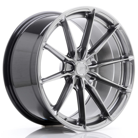 Hliníkové disky Japan Racing JR37 19x9,5 ET35 5x112 Hyper Black | race-shop.cz