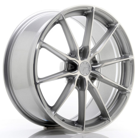 Hliníkové disky Japan Racing JR37 20x9 ET45 5x112 Silver Machined | race-shop.cz