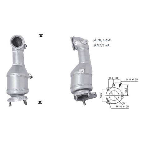 DPF a katalyzátory Magnaflow pro konkrétní model Magnaflow Katalyzátor na CHEVROLET | race-shop.cz