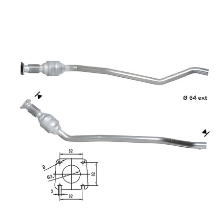 DPF a katalyzátory Magnaflow pro konkrétní model Magnaflow Katalyzátor na CHRYSLER | race-shop.cz