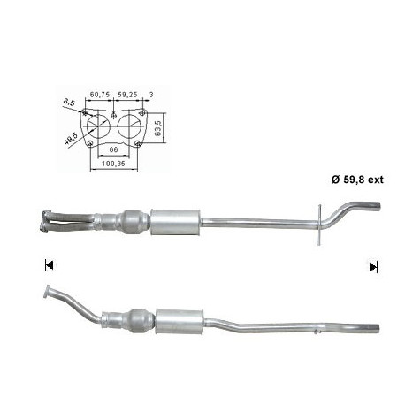 DPF a katalyzátory Magnaflow pro konkrétní model Magnaflow Katalyzátor na CITROËN | race-shop.cz