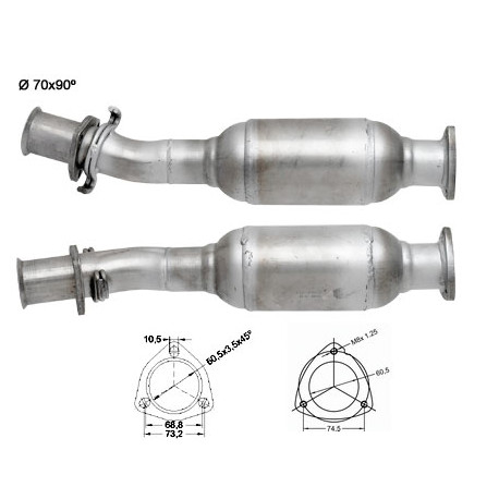 DPF a katalyzátory Magnaflow pro konkrétní model Magnaflow Katalyzátor na CITROËN FIAT PEUGEOT | race-shop.cz