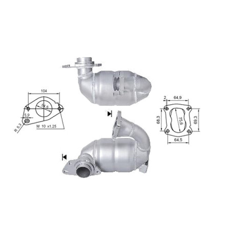 DPF a katalyzátory Magnaflow pro konkrétní model Magnaflow Katalyzátor na DACIA RENAULT | race-shop.cz