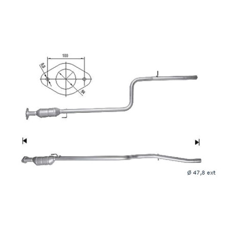 DPF a katalyzátory Magnaflow pro konkrétní model Magnaflow Katalyzátor na FIAT | race-shop.cz