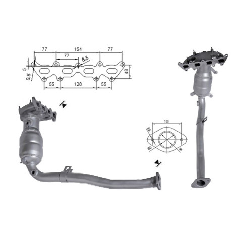 DPF a katalyzátory Magnaflow pro konkrétní model Magnaflow Katalyzátor na FIAT | race-shop.cz