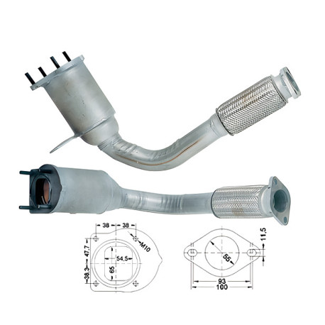 DPF a katalyzátory Magnaflow pro konkrétní model Magnaflow Katalyzátor na FORD | race-shop.cz