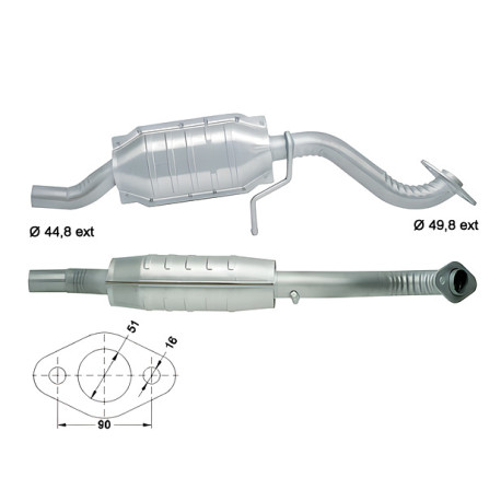 DPF a katalyzátory Magnaflow pro konkrétní model Magnaflow Katalyzátor na FORD | race-shop.cz