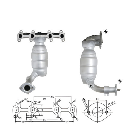 DPF a katalyzátory Magnaflow pro konkrétní model Magnaflow Katalyzátor na FORD | race-shop.cz