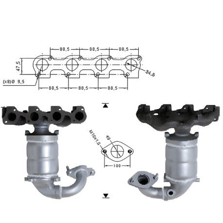 DPF a katalyzátory Magnaflow pro konkrétní model Magnaflow Katalyzátor na FORD | race-shop.cz