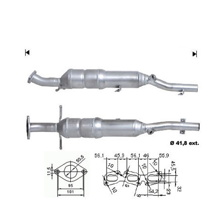 DPF a katalyzátory Magnaflow pro konkrétní model Magnaflow Katalyzátor na FORD | race-shop.cz