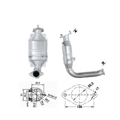 DPF a katalyzátory Magnaflow pro konkrétní model Magnaflow Katalyzátor na FORD | race-shop.cz