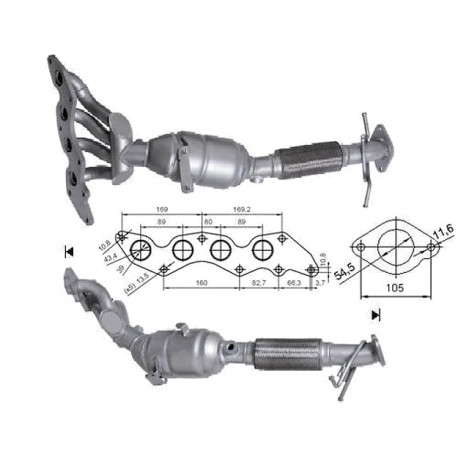 DPF a katalyzátory Magnaflow pro konkrétní model Magnaflow Katalyzátor na FORD | race-shop.cz