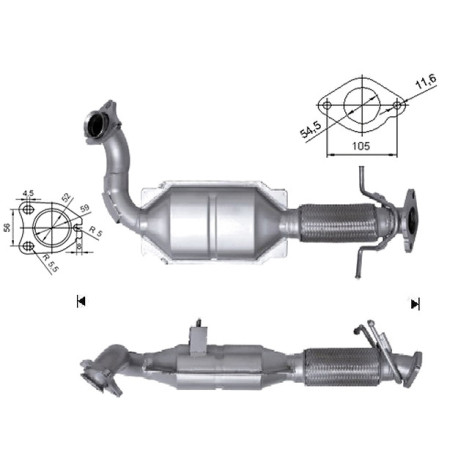 DPF a katalyzátory Magnaflow pro konkrétní model Magnaflow Katalyzátor na FORD | race-shop.cz