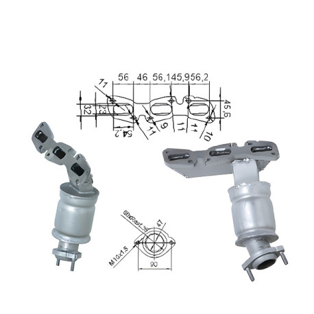 DPF a katalyzátory Magnaflow pro konkrétní model Magnaflow Katalyzátor na FORD | race-shop.cz