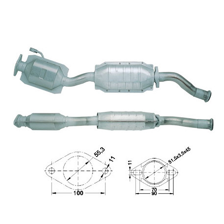 DPF a katalyzátory Magnaflow pro konkrétní model Magnaflow Katalyzátor na FORD | race-shop.cz