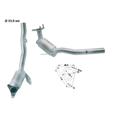 DPF a katalyzátory Magnaflow pro konkrétní model Magnaflow Katalyzátor na FORD | race-shop.cz