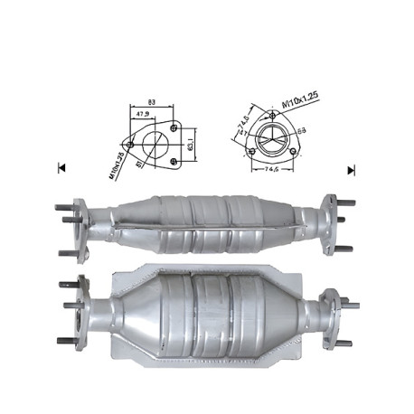 DPF a katalyzátory Magnaflow pro konkrétní model Magnaflow Katalyzátor na HONDA | race-shop.cz
