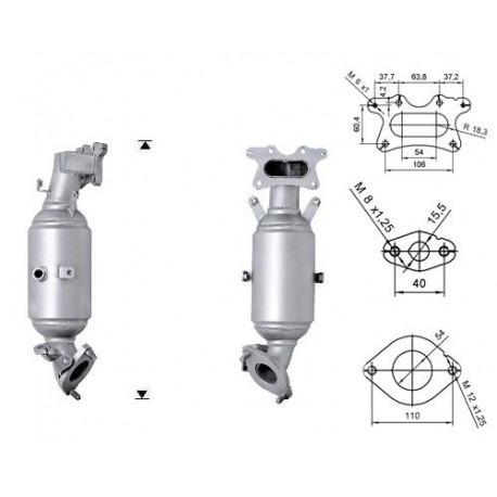 DPF a katalyzátory Magnaflow pro konkrétní model Magnaflow Katalyzátor na HONDA | race-shop.cz