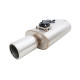 Univerzální tlumiče s klapkou Varex tlumič výfukovu z klapkou 5.5"x9.5"x15" Flanged Inlet 2.5", Double-Wall Tip 4" | race-shop.cz